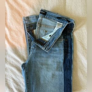 Banana Republic/ ankle 2 tone jeans- size 29